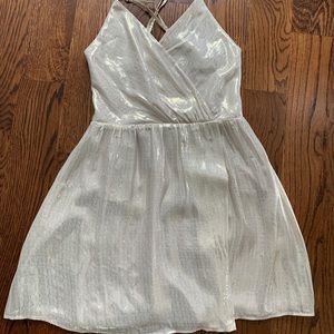 Alice+Olivia metallic dress